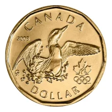2008 loonie Canadien