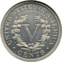 Fice cents Liberty Head, 1913