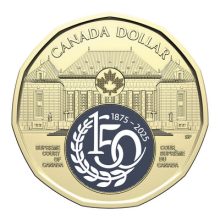 1 $ 2025 – 150ᵉ anniversaire de la Cour suprême du Canada
